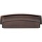 Jeffrey Alexander 96 mm Center Brushed Oil Rubbed Bronze Square-to-Center Square Renzo Cabinet Cup Pull 141-96DBAC - alternate 7